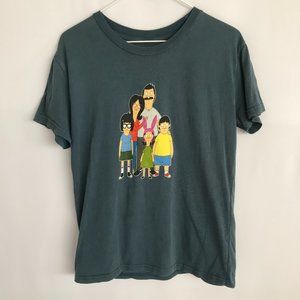 Vintage Bob's Burgers Family Tshirt Sz S